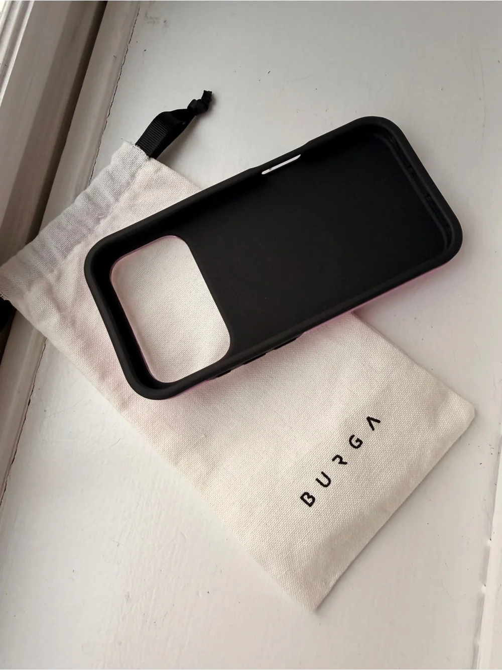 NWT Burga Favorite Bikini Pink & Red Striped iPhone 17 Pro Case